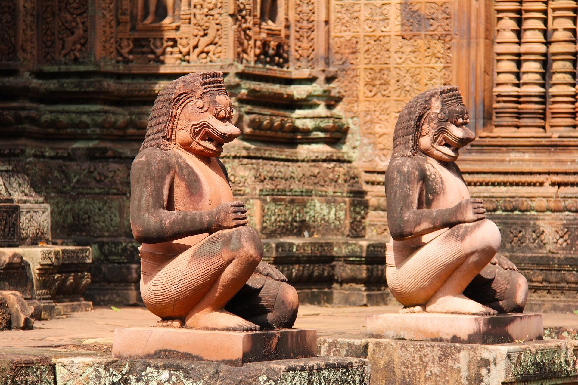 Angkor Wat Beautiful Statues, Siem Reap